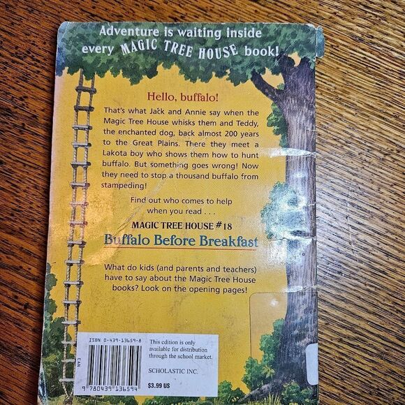 Magic Tree House Book Lot (4 Books) | Buffalo Before Breakfast + More - Picture 7 of 9